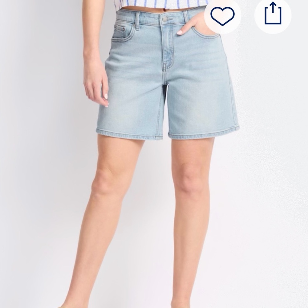 Just USA Light Blue Jean Shorts